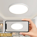 LED Flush Mount Ceiling Light, 16 in, 32W, Adjustable Color Temperature