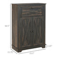Farmhouse Sideboard Storage Cabinet With Doors And Drawer For Kitchen