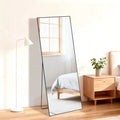 Floor mirror, black rectangle
