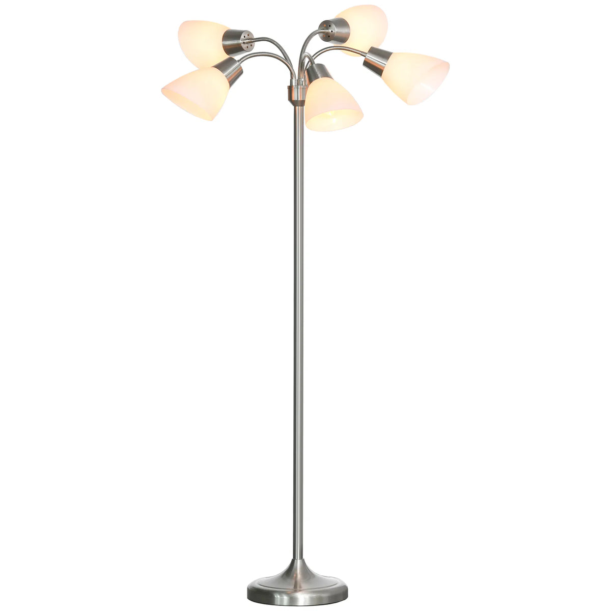 Arc Tree Floor Lamp With 5 Adjustable Lights