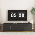 TV Stand With 16 Color LEDs, 68" Modern TV Stand, TV Cabinet Entertainment Center For 55 60 65 Inch TV