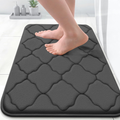 Memory Foam Bath Mat, Black