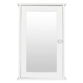 Bathroom Mirror Wall Cabinet Single Door White