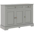 Modern Sideboard Cabinet, Buffet Cabinet with 2 Drawers and Adjustable Shelves