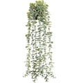 Fake Plants Hanging Artificial Potted Faux Eucalyptus Plants For Shelf Wall Decor Indoor Outdoor