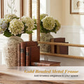 Gold Beaded Wall Mirror