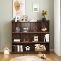 10-Shelf Bookcase, Walnut