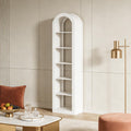 Open Display Shelf, Arched Bookshelf Bookcase