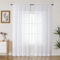 Sheer Window Curtain Panels, 2 Piece