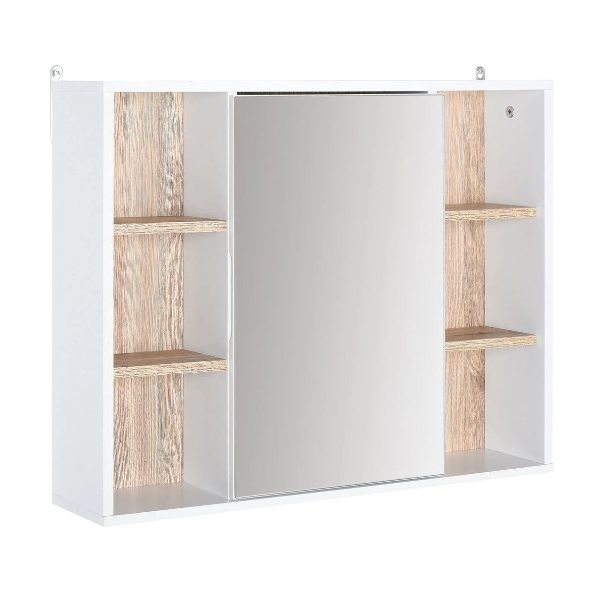 Wall-Mounted Bathroom Medicine Cabinet with Mirror, Over Toilet Bath