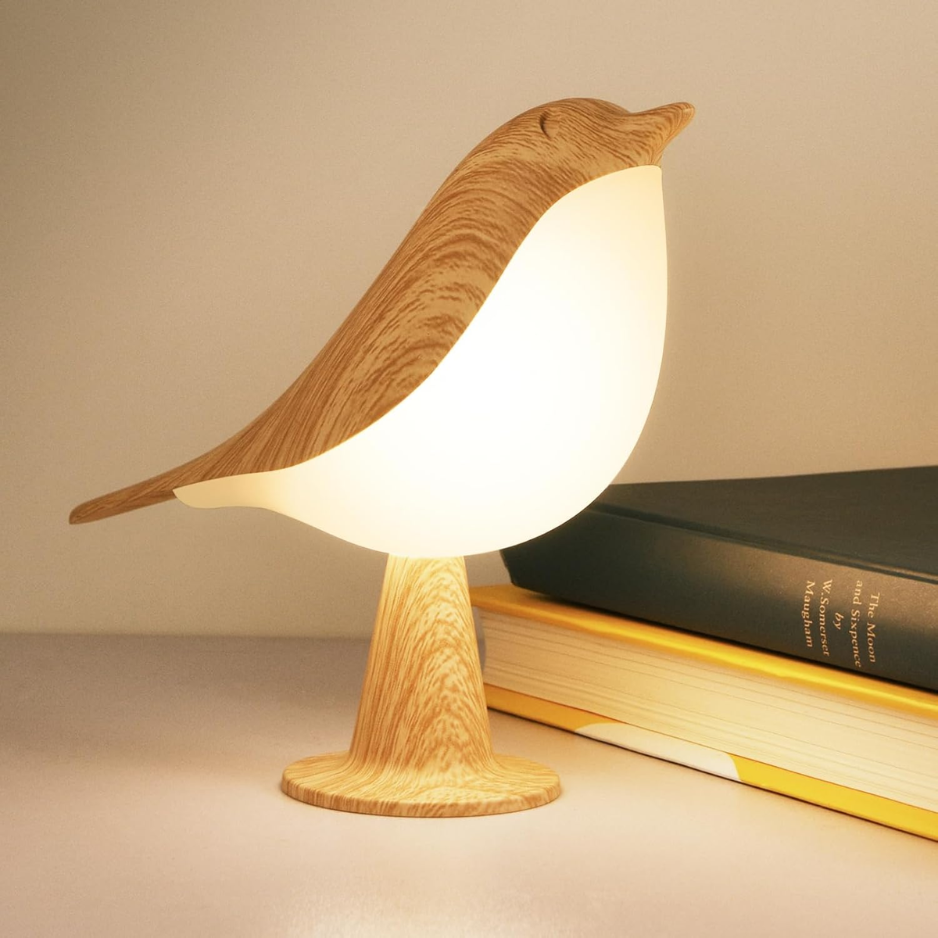 Cute Bird Cordless Desk Lamp 3 Color Modes