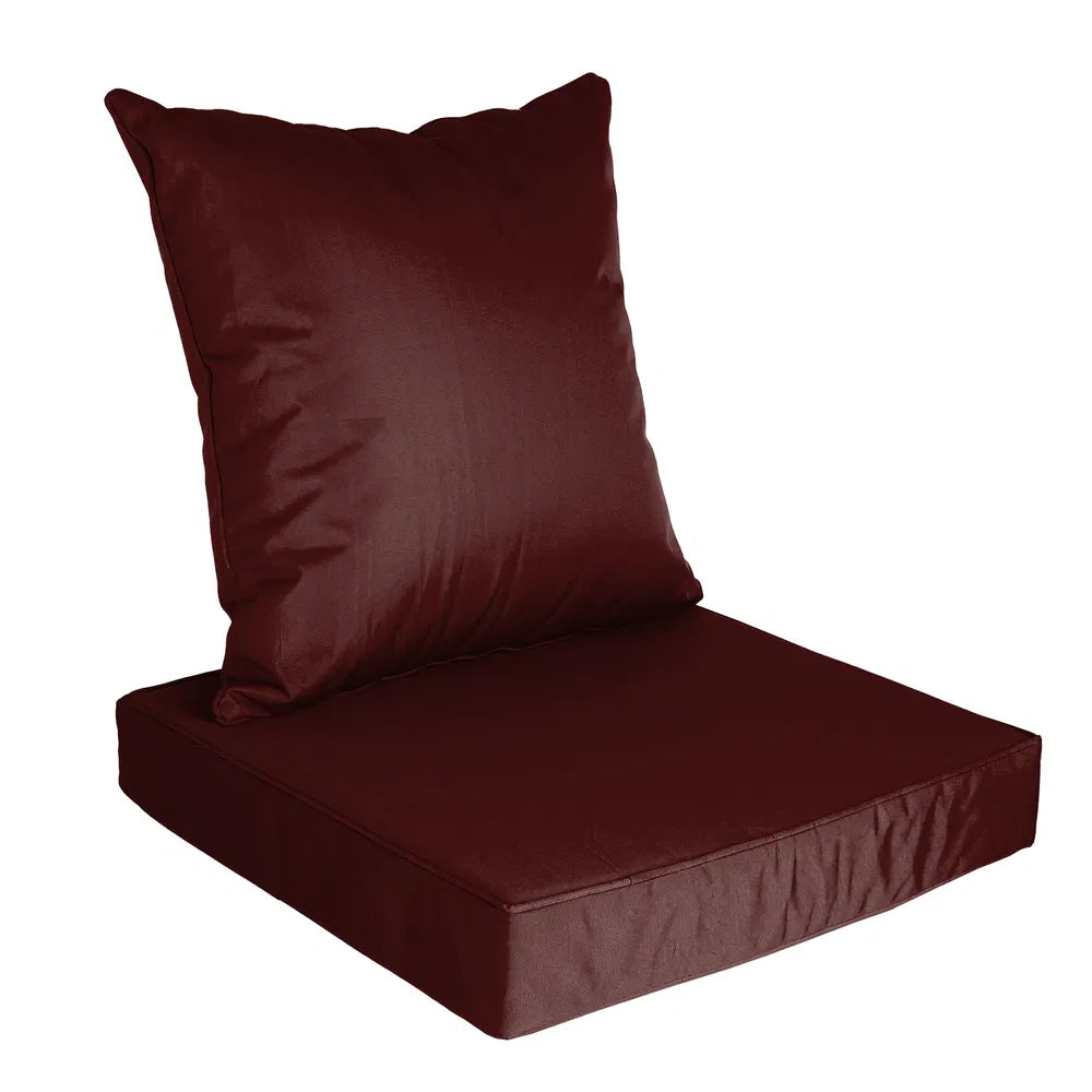 Outdoor cushion set, red