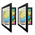 Kids art frame, black