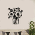 Vintage Sunflower Metal Wall Art