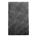 Plush Shag Area Rug, 5 x 8 ft, Grey