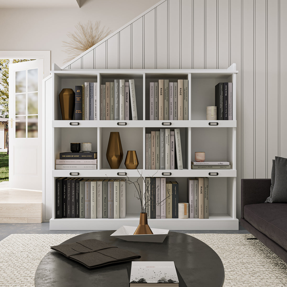 10-Shelf Bookcase