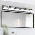 Modern Bathroom Vanity Lighting 6-Light LED Vanity Lights Over Mirror