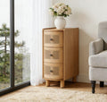Wooden Nightstand End Table Side Table With Storage