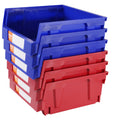 Plastic Storage Bin 11x11x5 Inch Hanging Stackable Kitchen Organizer