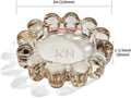 Smoky Bubble Glass Candle Tray
