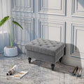 Ottoman With Storage For Living Room 25 Inch Removable Lid