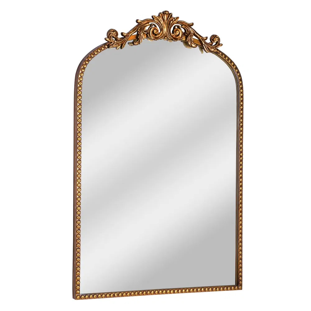 30x20 Antique Gold Arch Vanity Wall Mirror