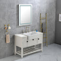 LED Bathroom Mirror, 36 x 28 in