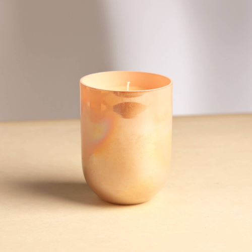 Unscented Soy Blend Candle in Rustic Handmade-Style Jar