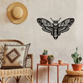Vintage Moth Metal Wall Art