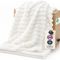 White Throw Blanket For Couch Birthday Gifts For Women Mom