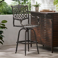 Cast Aluminum Bar Stool Outdoor Patio