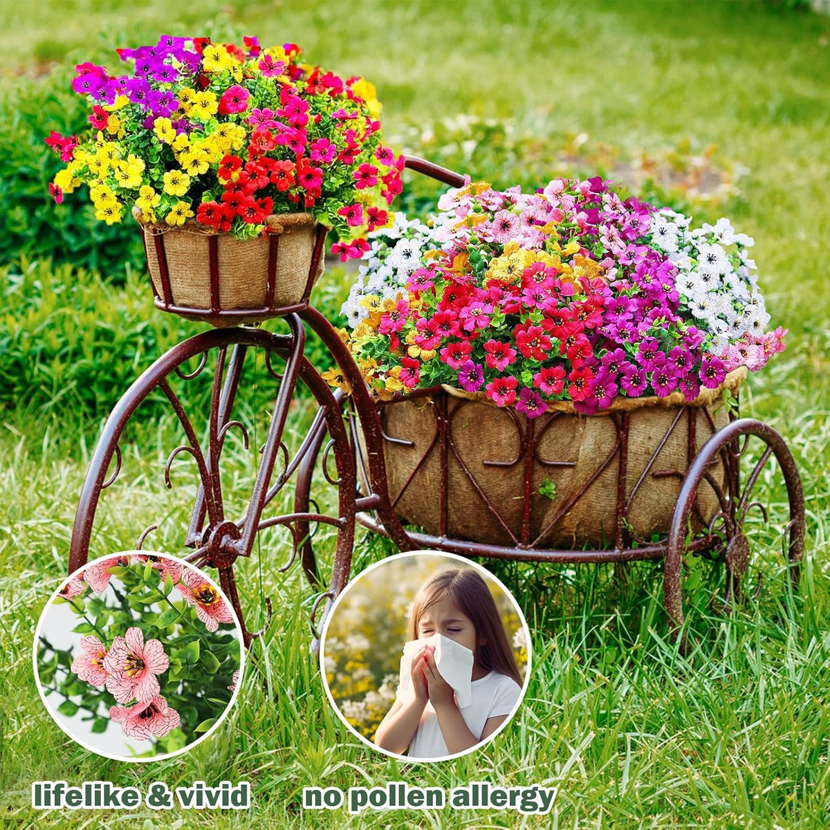 UV-Resistant Artificial Outdoor Flowers