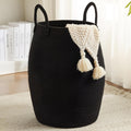 Tall Foldable Laundry Hamper with Extended Handle — Bedroom and Bathroom