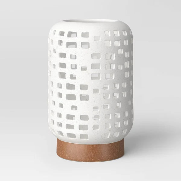Ceramic Pillar Lantern Candle Holder