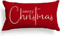 Christmas Pillow Cover, Merry Christmas Decorative Throw Pillow Case for Sofa