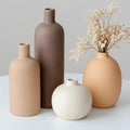 4-Piece Modern Ceramic Vase Set