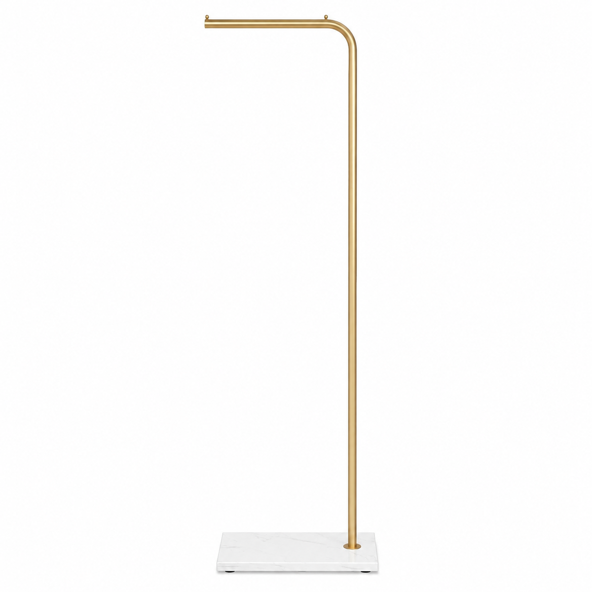 66in Coat Rack Stand, Golden Metal Freestanding Heavy Duty Coat Tree