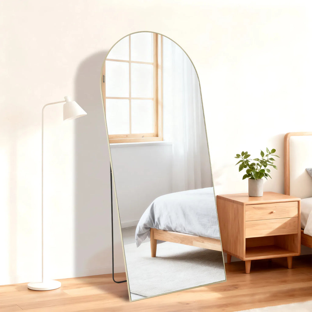 Full Length Floor Mirror With Stand, 65 x 24 in