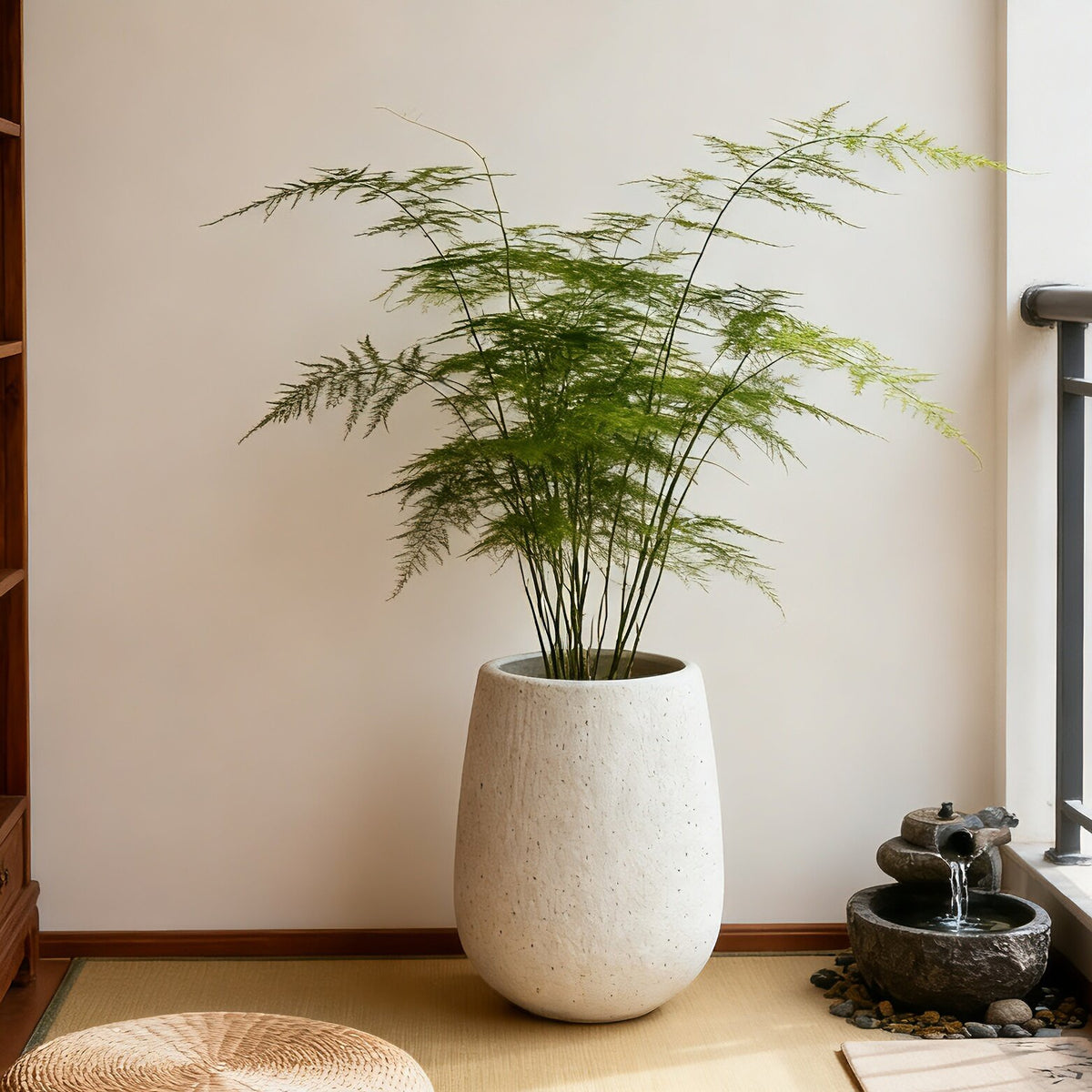 Large Round Planters For Indoor Plants, Outdoor Flower Plant Pot With Drainage, 13.38" Dia x 16.14" H