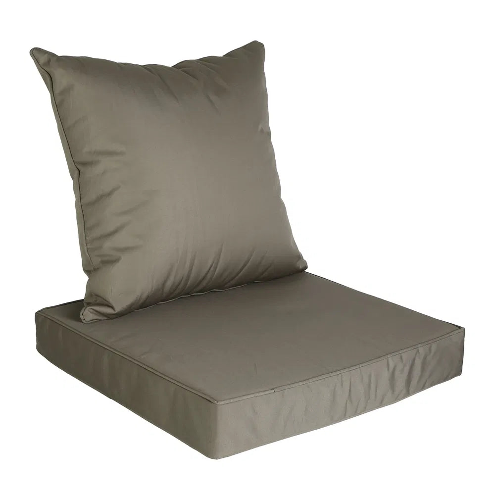 Outdoor cushion set, dark grey