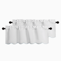2 Panels Blackout Window Treatment Valances