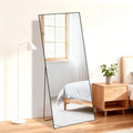 Floor mirror, black rectangle