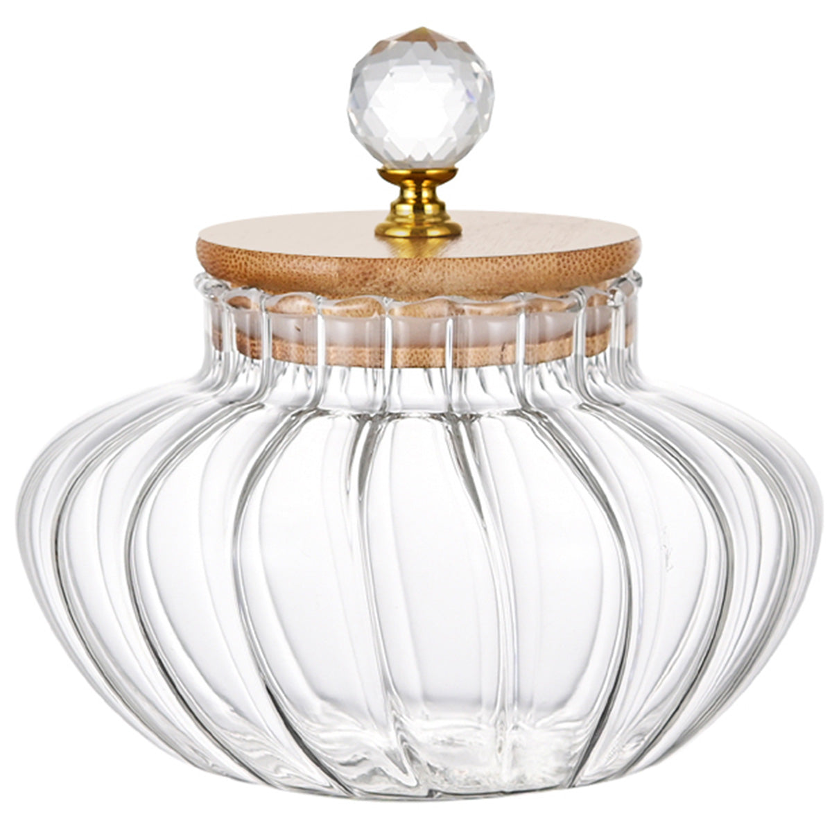 High Borosilicate Glass Sealed Kitchen Storage Jar with Lid
